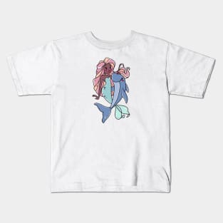 Shark Mermaid Kids T-Shirt